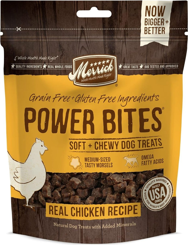 Merrick Dog Treat Power Bites Real Chicken Recipe