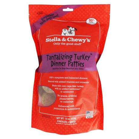 Stella & Chewy's D FD Patties Tantalizing Turkey 14oz