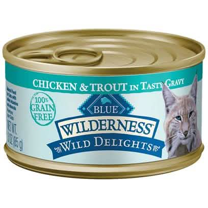 Blue C Wild Delight Meaty Morsels Chicken Trout 3oz