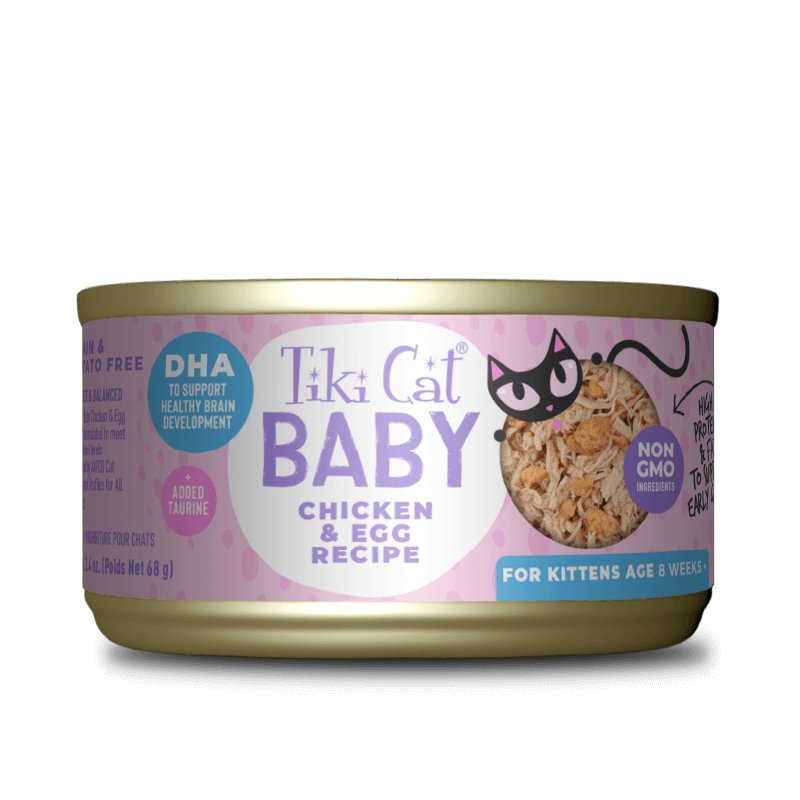 Tiki Cat Baby Chicken & Egg Recipe Kitten Food