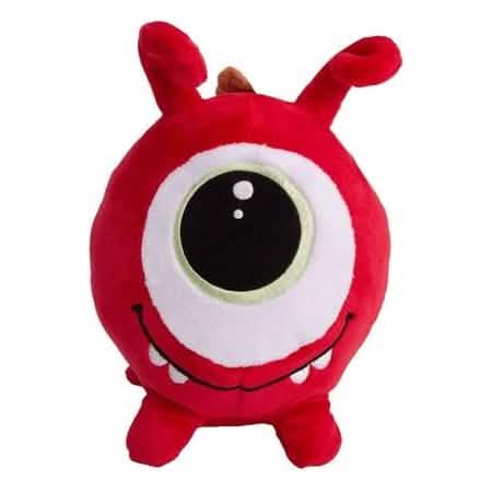 Snugarooz Just Jeff Monster 2 In 1 Toy for Dogs, One Size, Assorted Colors