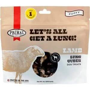 Primal Pet Foods Dog Let's All Get A Lung Lamb Crunchy Texture 1oz Pack