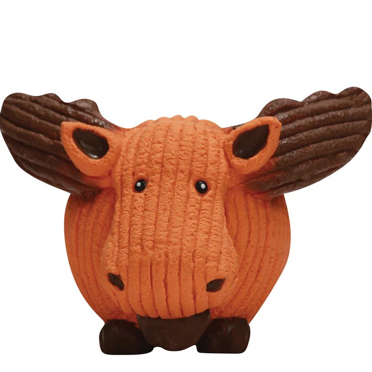 Huggle Hounds Dog Toy Ruff-Tex Latex Ball Morris Moose