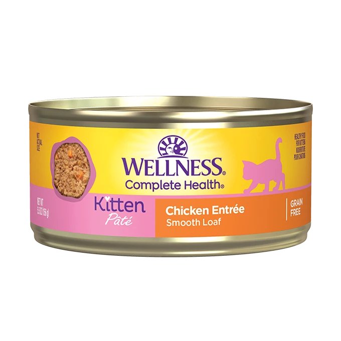 Wellness Wet Cat Food Complete Health Paté Kitten Chicken Entrée