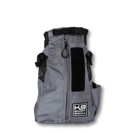 K9 Sport Sack Trainer Backpack Puppy & Small Dog Carrier Grey/Black