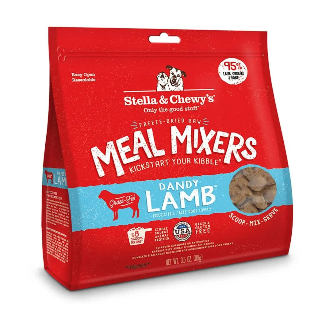 Stella & Chewy's Dog Food Topper Meal Mixers Dandy Lamb