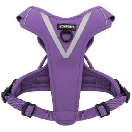 Voyager Dog Harnesses X-Small Dual Attachment Maverick Outdoor Dog Harness in Purple