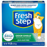 Fresh Step Cat Litter Clumping Odor Shield Febreze