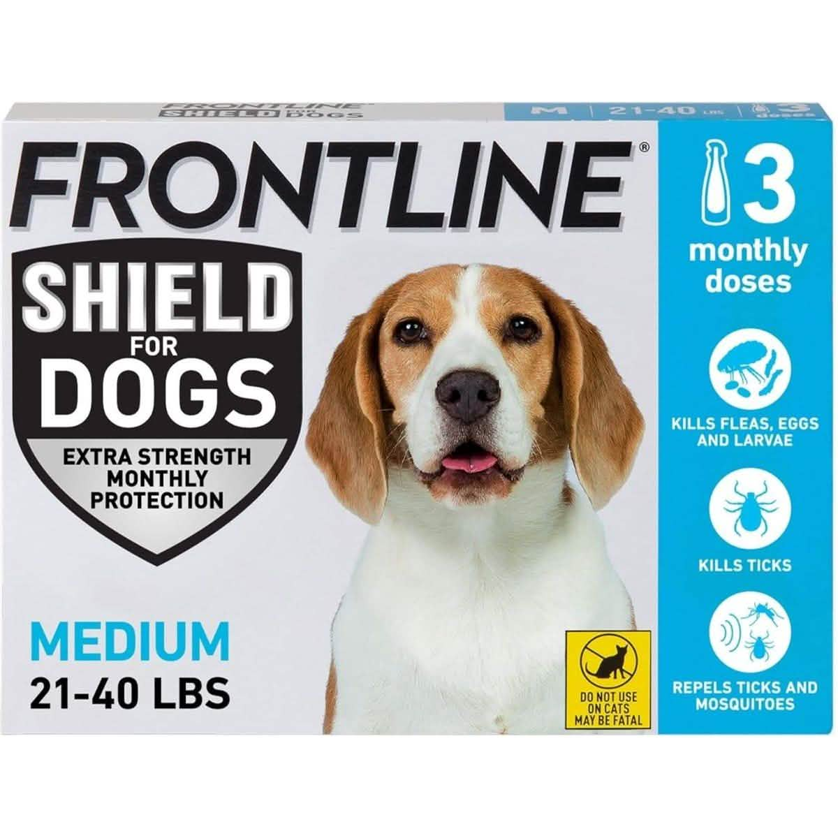 Frontline Shield Flea & Tick Drops for Dogs