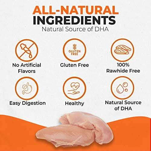 Canine Naturals Hide Free Puppy Chicken  5" 10 pk