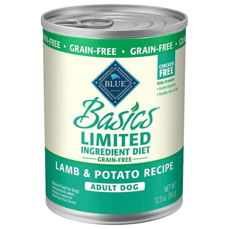 Blue Buffalo Basic Lamb Wet Dog Food, 12.5oz Can