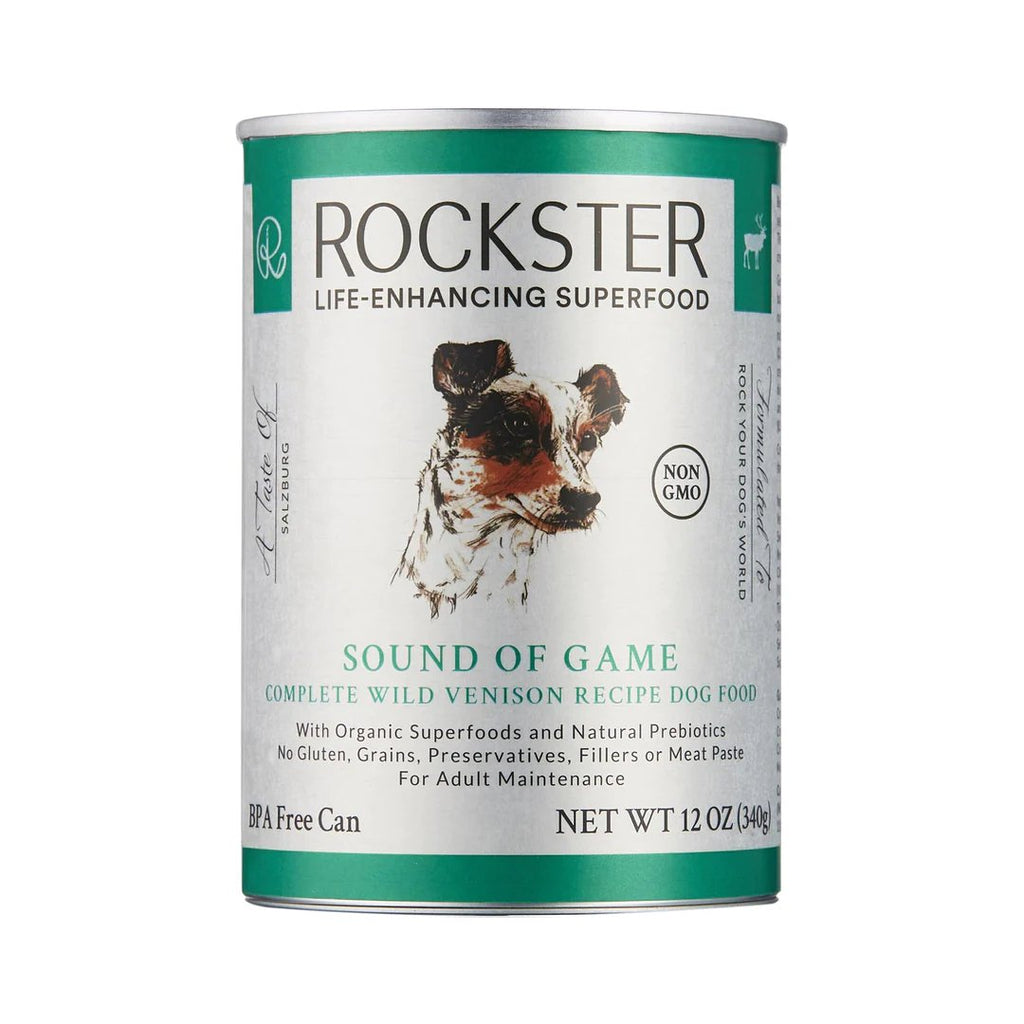 Rockster Wet Dog Food Sound of Game Compete Wild Venison Recipe