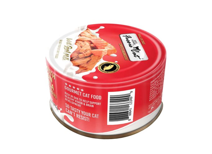 Fussie Cat Wet Cat Food Tuna with Salmon Formula in Goat Milk Gravy