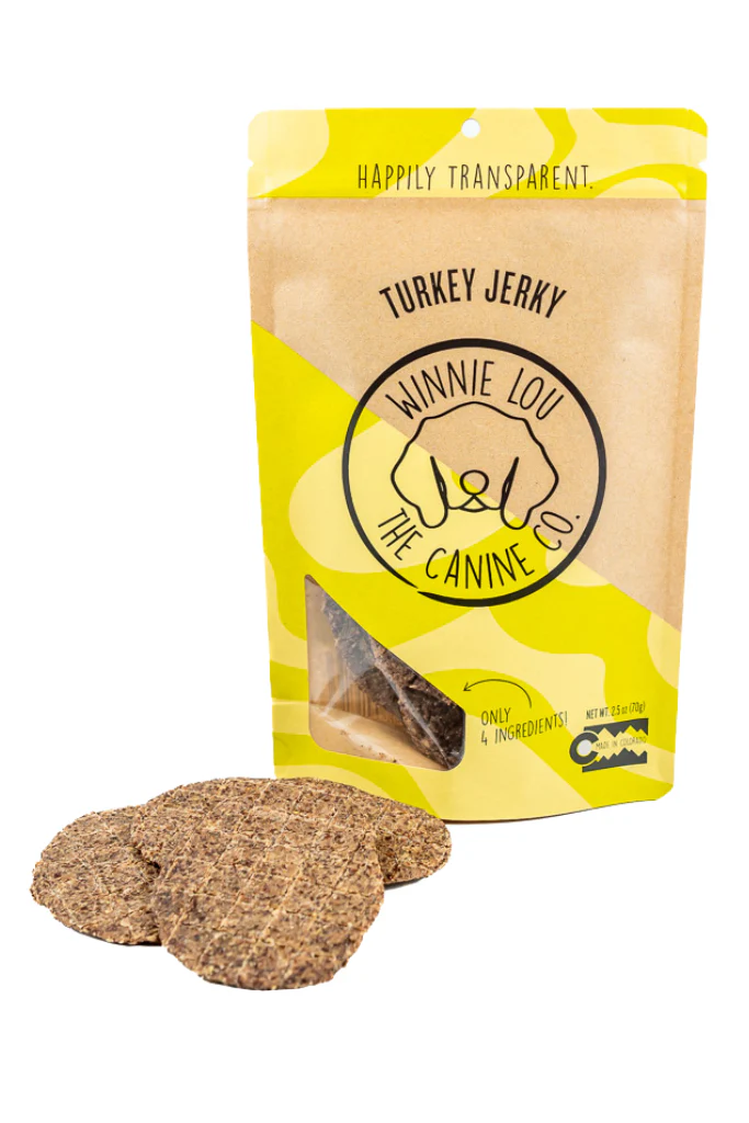 Winnie Lou Dog Treat Turkey Jerky