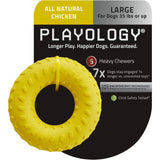 Playology Dog Toy Dual Layer Ring - Chicken Scent