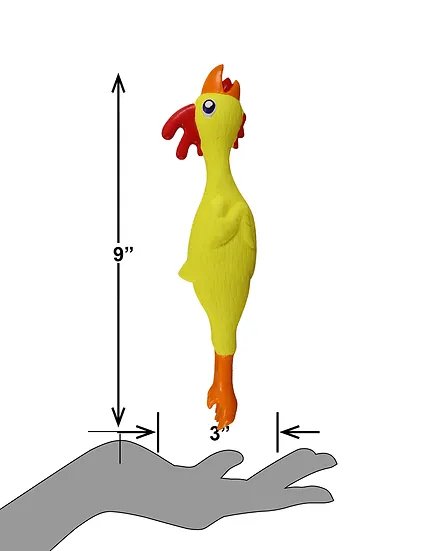 PetSport Dog Toy Naturflex Latex Chicken