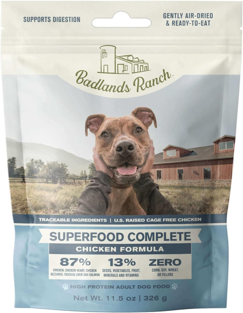 Badlands Ranch Dog Food Air-Dried Superfood Complete Chicken Formula