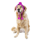 Canada Pooch Large Polar Pom Pom Dog Hat in Gray / White