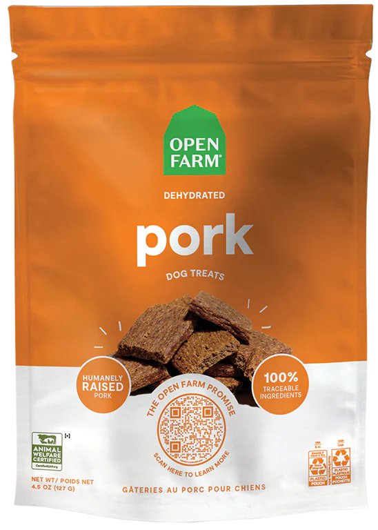 Open Farm Dog Treat Dehydrated Pork