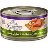 Wellness Wet Cat Food Core Signature Selects Chunky Boneless Chicken & Wild Salmon Entrée in Sauce