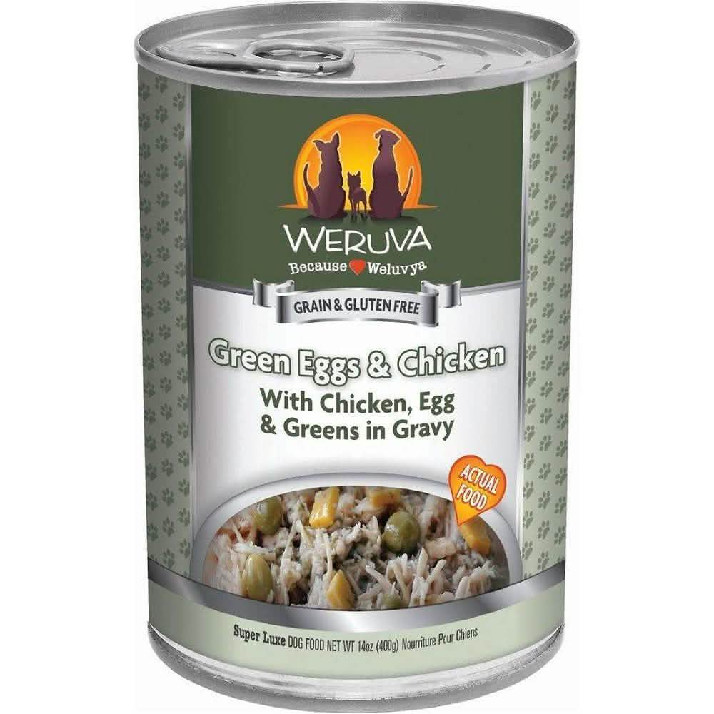 Weruva D Classic Green Eggs & Chicken Chicken/Pumpkin in Gravy 14oz