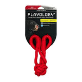 Playology Dog Toy Tough Tug Knot for Puppies - Beef Scent