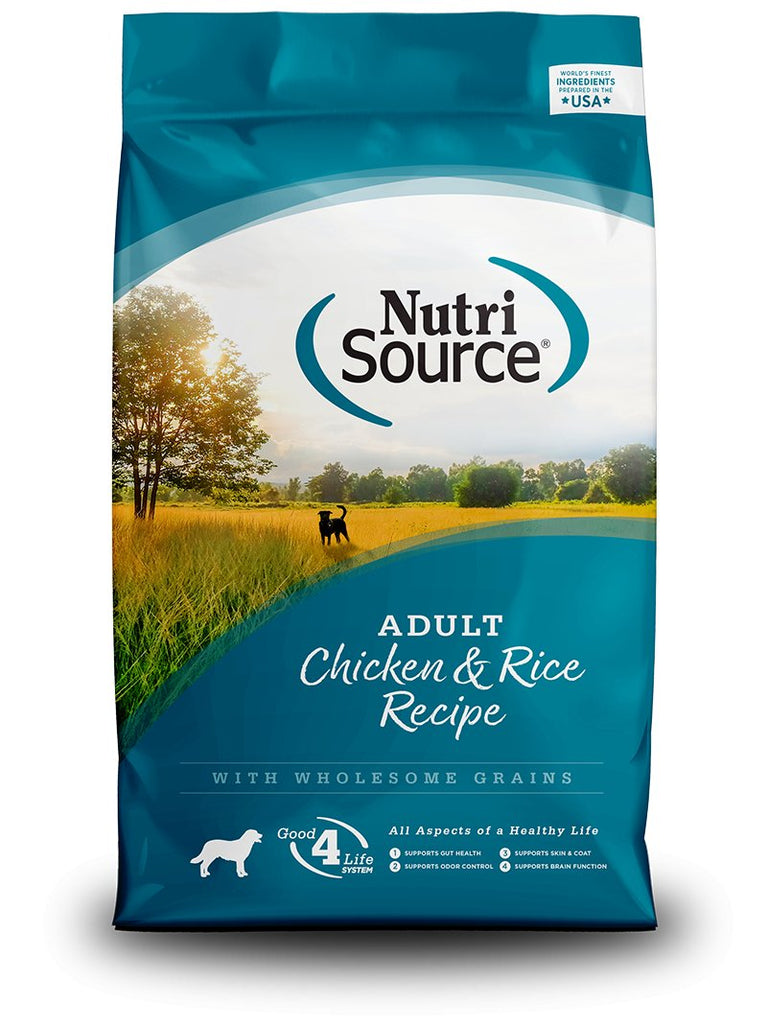 NutriSource Dry Dog Food Adult Chicken &amp; Rice Recipe