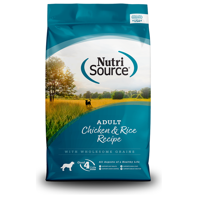 NutriSource Dry Dog Food Adult Chicken & Rice Recipe