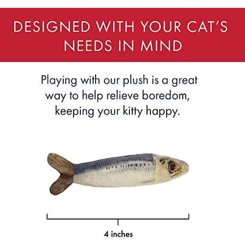 Huxley & Kent Kittybelles Sardine One Size Cat Toy