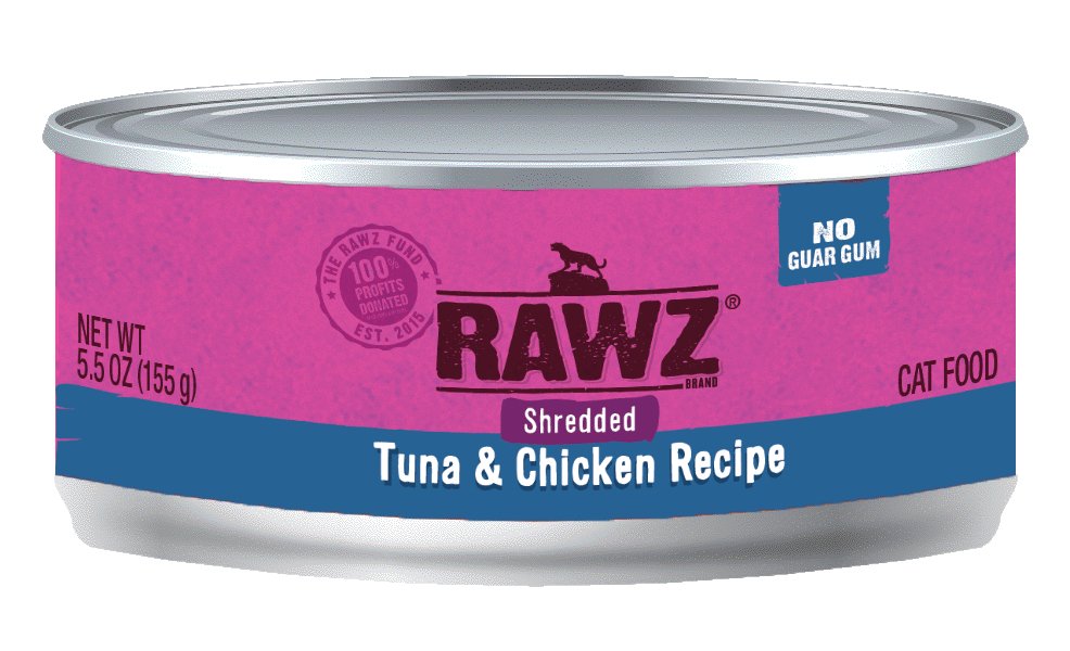 RAWZ Shredded Tuna & Chicken Recipe Cat Food