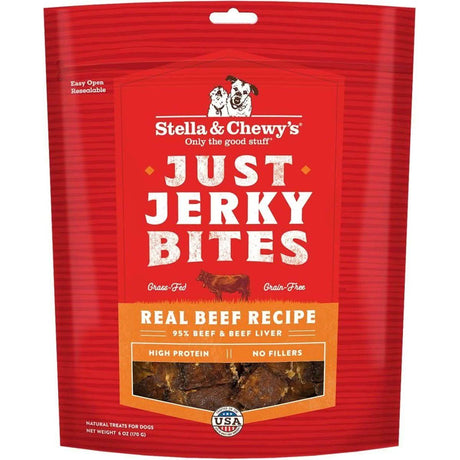 Stella & Chewy's Dog Treat Just Jerky Bites Real Beef Recipe