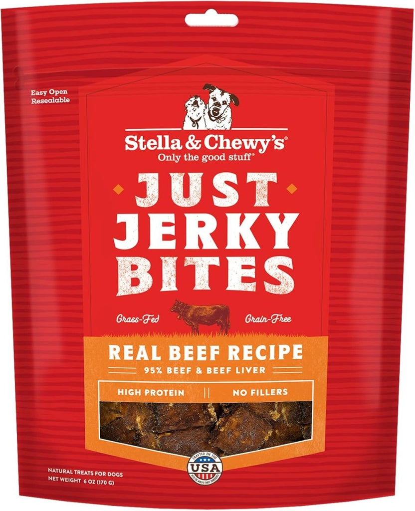 Stella & Chewy's Dog Treat Just Jerky Bites Real Beef Recipe