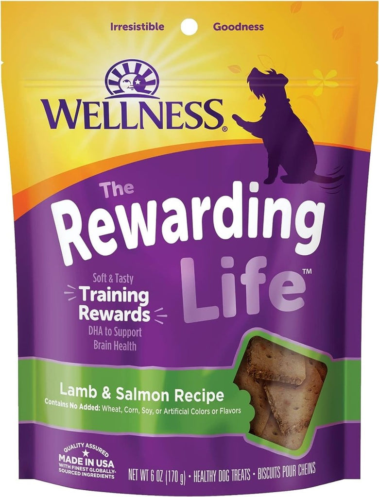 Wellness Dog Treat Soft & Chewy Rewarding Life Lamb & Salmon Recipe