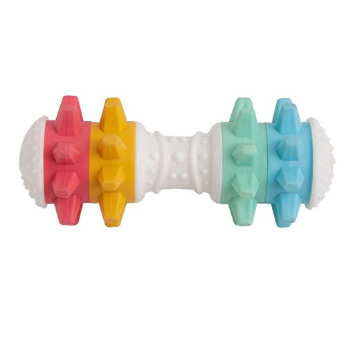 SnugArooz Dog Toy Shake It Off Nylon Noisy Bone