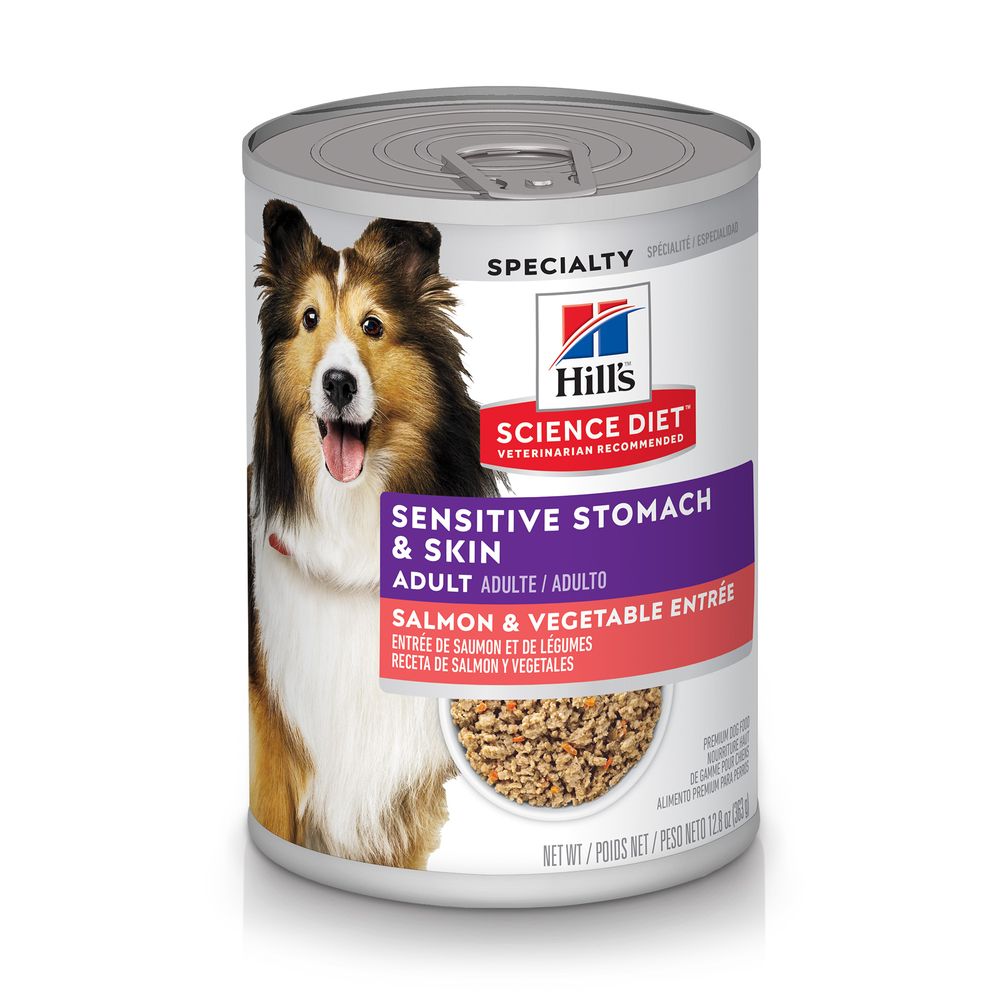 Hill's Science Diet Sensitive Stomach & Skin Adult Salmon & Vegetable Entrée