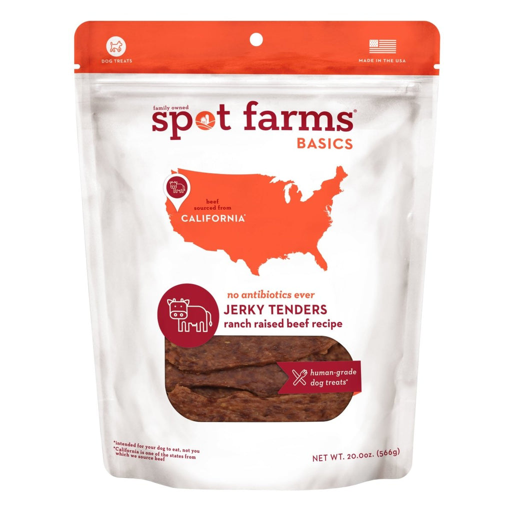 Spot Farms Dog Treat Basics Jerky Tenders Ranch Raised Beef Recipe