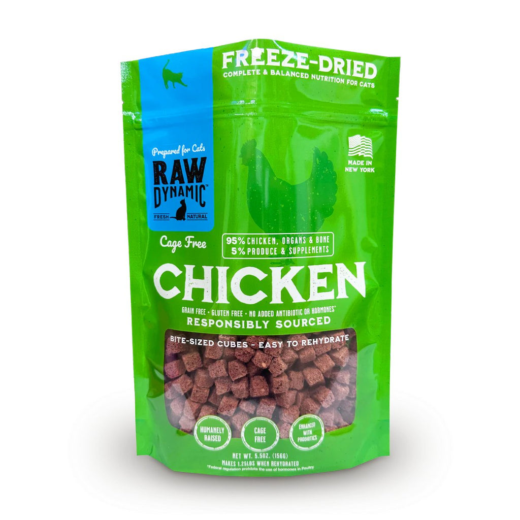 Raw Dynamic Freeze-Dried Cat Food Cage Free Chicken