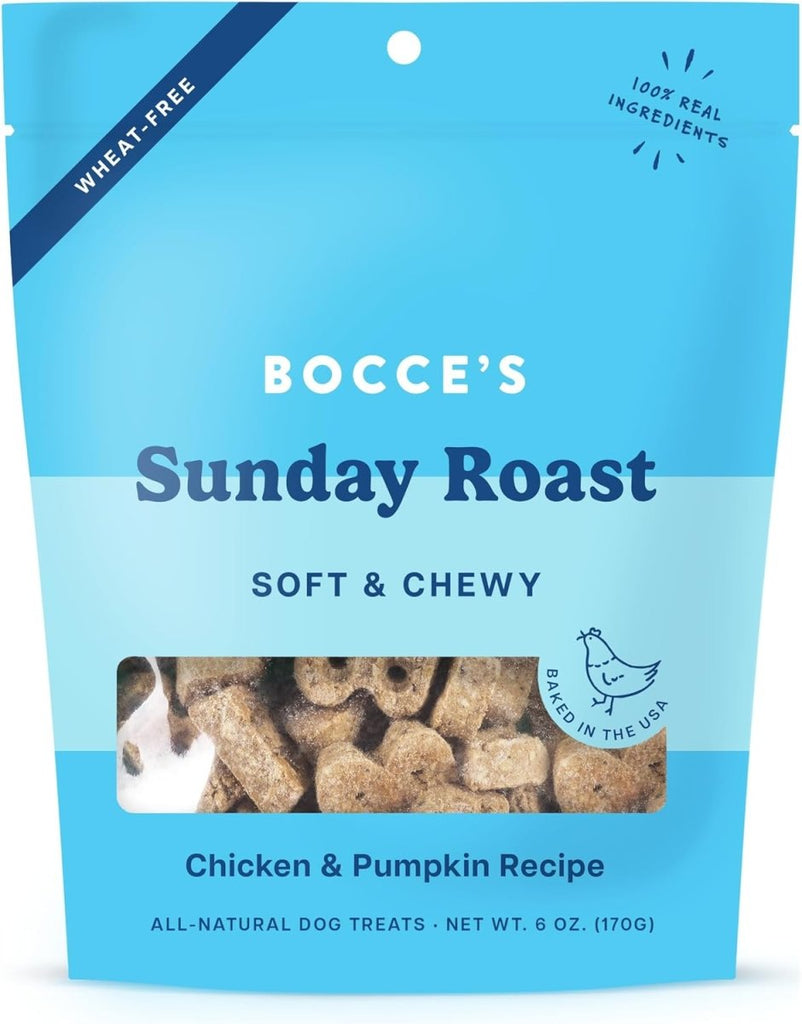 Bocce's Dog Treat Soft & Chewy Sunday Roast Chicken & Pumpkin Recipe