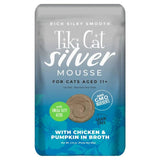 Tiki Cat Silver Mousse with Chicken & Pumpkin in Broth for Cats Aged 11+