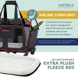 Katziela Pet Carrier Luxury Lorry with Removable Wheels