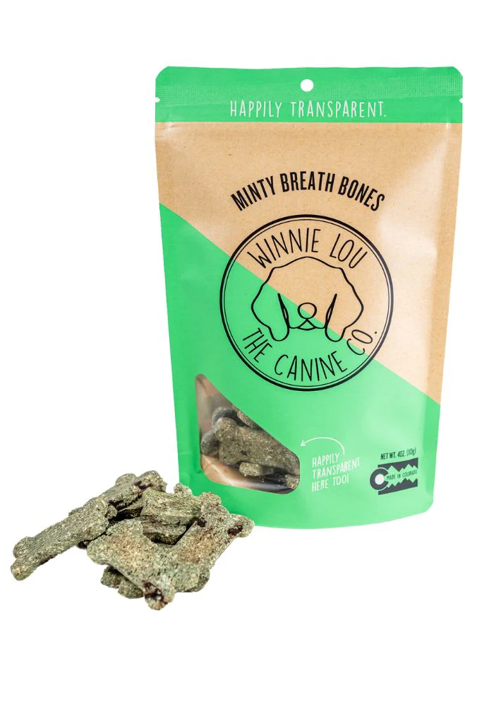 Winnie Lou Dog Treat Minty Breath Bones