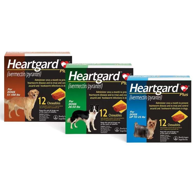 Heartgard Plus Chewables for Dogs (6 Month Supply)