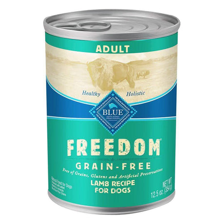 Blue Buffalo Freedom Grain Free Lamb Flavor Dog Food, 12.5 Oz Can