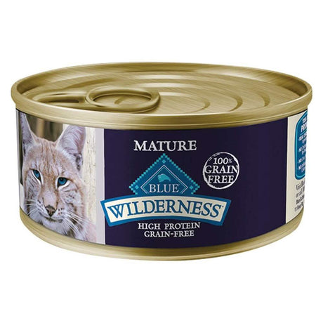 Blue Buffalo Wilderness Mature Cat Wet Food, Chicken Flavor, 5.5oz