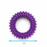 Best Pet Supplies Small Pet Rubber Chew Toy - Dog Dental Ring in Purple