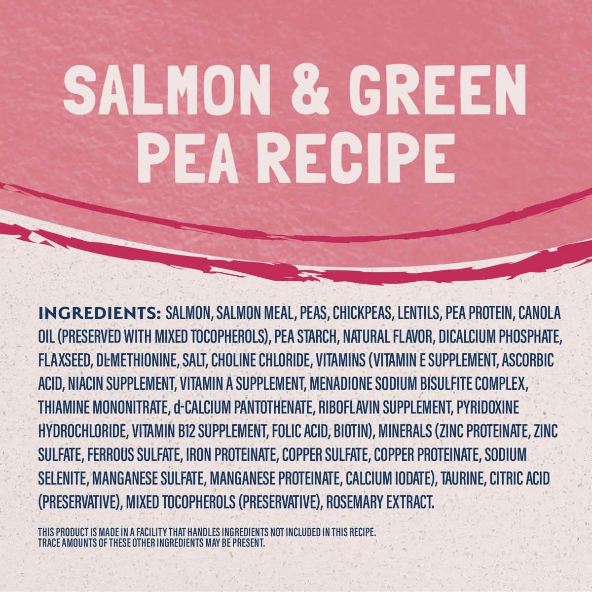 Natural Balance Dry Cat Food Limited Ingredient Salmon & Green Pea Recipe