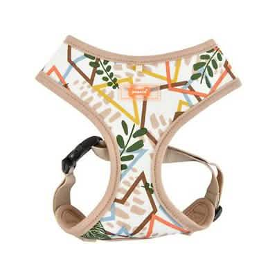 Puppia Small Beige Botanical Harness A for Dogs