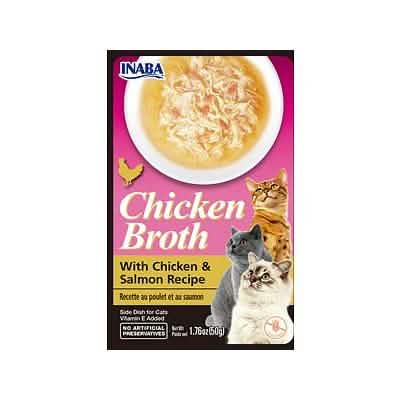 INABA Cat Chicken & Salmon Broth - 1.76oz Pack