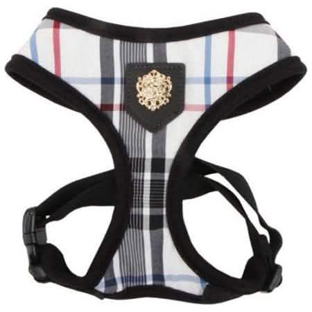 Puppia Over-the-Head Medium Dog Harness in Black - Junior Harness A