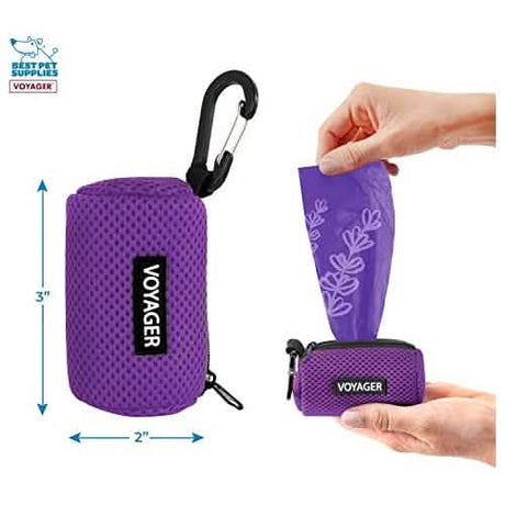 Best Pet Mesh Waste Bag Dispenser Purple